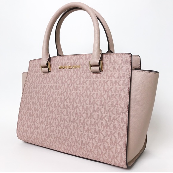 🌸 Michael Kors Selma Med Satchel And Wrislet NWT - Picture 2 of 8